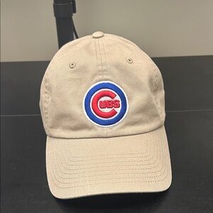 Chicago Cubs Tan Baseball Hat One Size Fits All